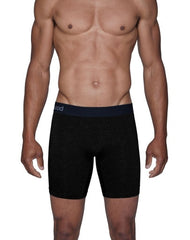 Biker Brief w/Fly Premium Fit 6" inseam-Black