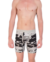 Biker Brief w/Fly Premium Fit 6" inseam-Ghost Camo