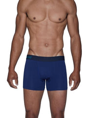 Boxer Brief w/Fly Premium Fit 3" inseam-Deep Space Blue