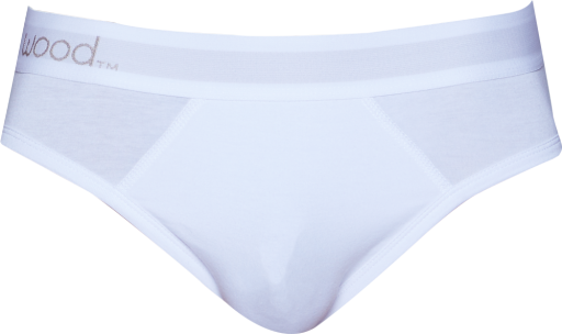  Wood Underwear Hip Brief - White - Bonton