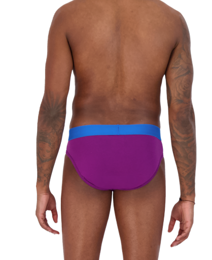  Wood Underwear Hip Brief - Grape - Bonton