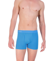 Boxer Brief w/Fly Premium Fit 3" inseam-Swedish Blue