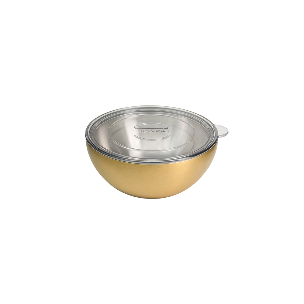  Served Served Vacuum-Insulated Small Serving Bowl (.625Q) - Golden - Default Title - Bonton