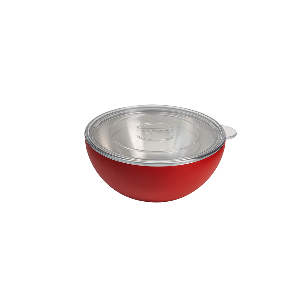  Served Served Vacuum-Insulated Small Serving Bowl (.625Q) - Strawberry - Default Title - Bonton