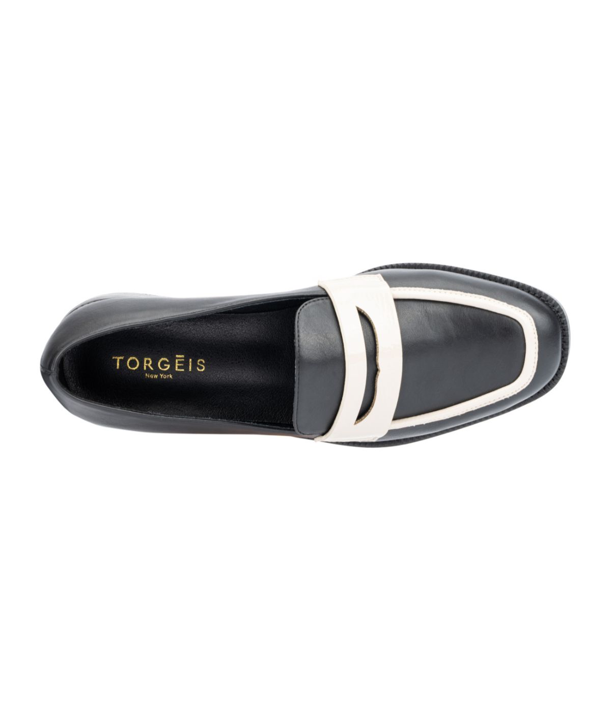Torgeis Women's Teagan Loafers Black & White
