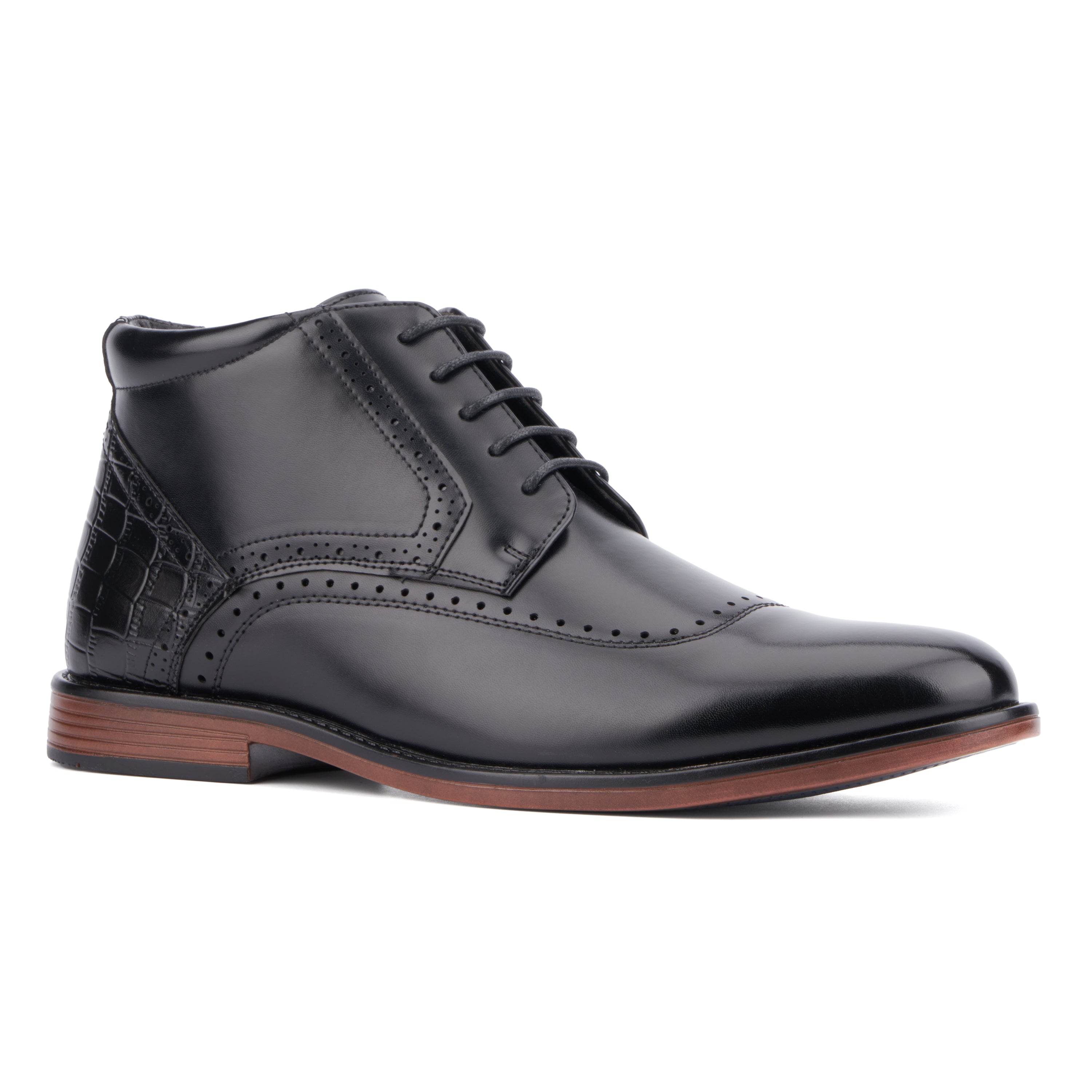  New York & Company Men's Lennon Ankle Boots - Black - Bonton