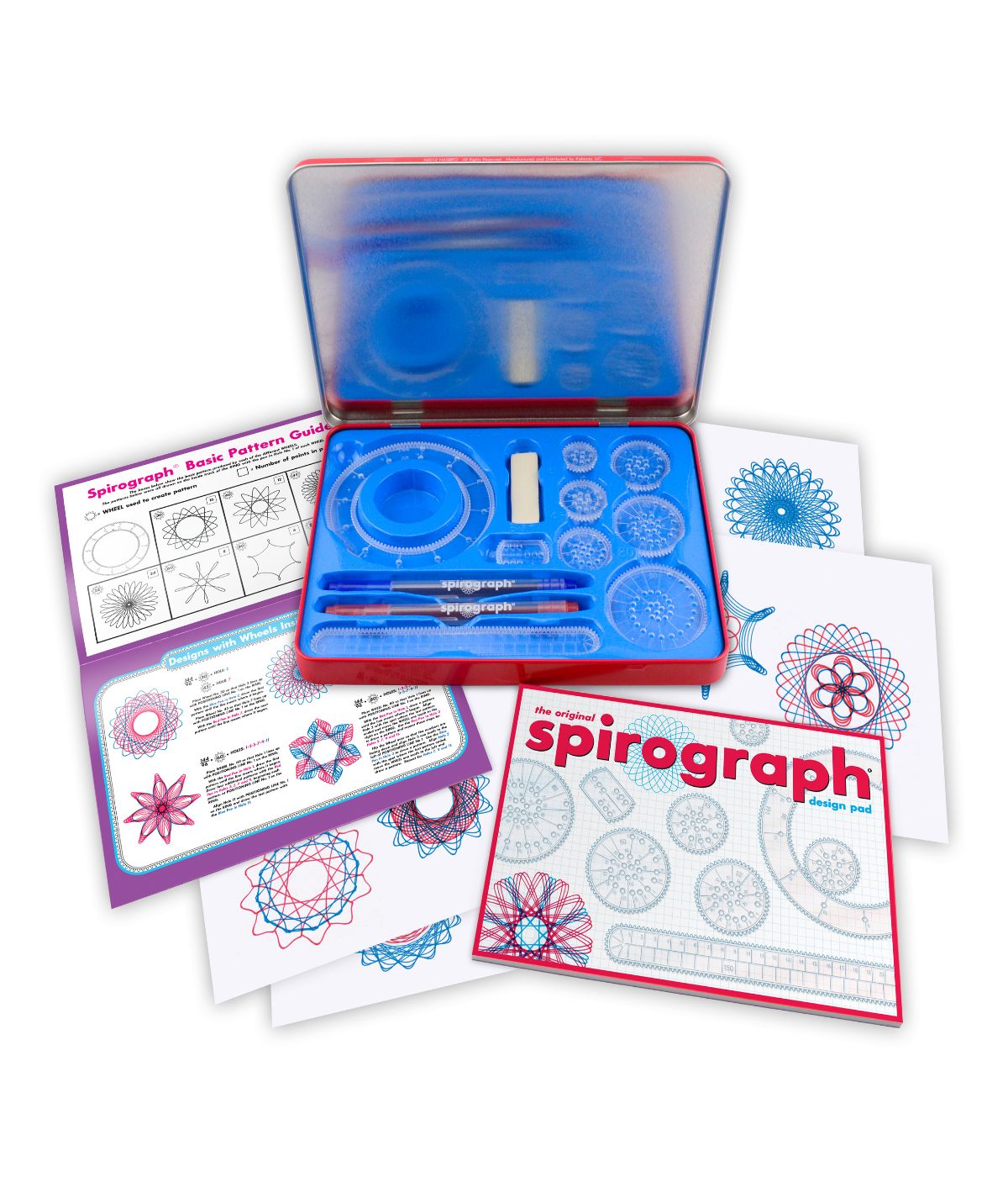  Spirograph Design Set Tin Multi - Multi - Bonton