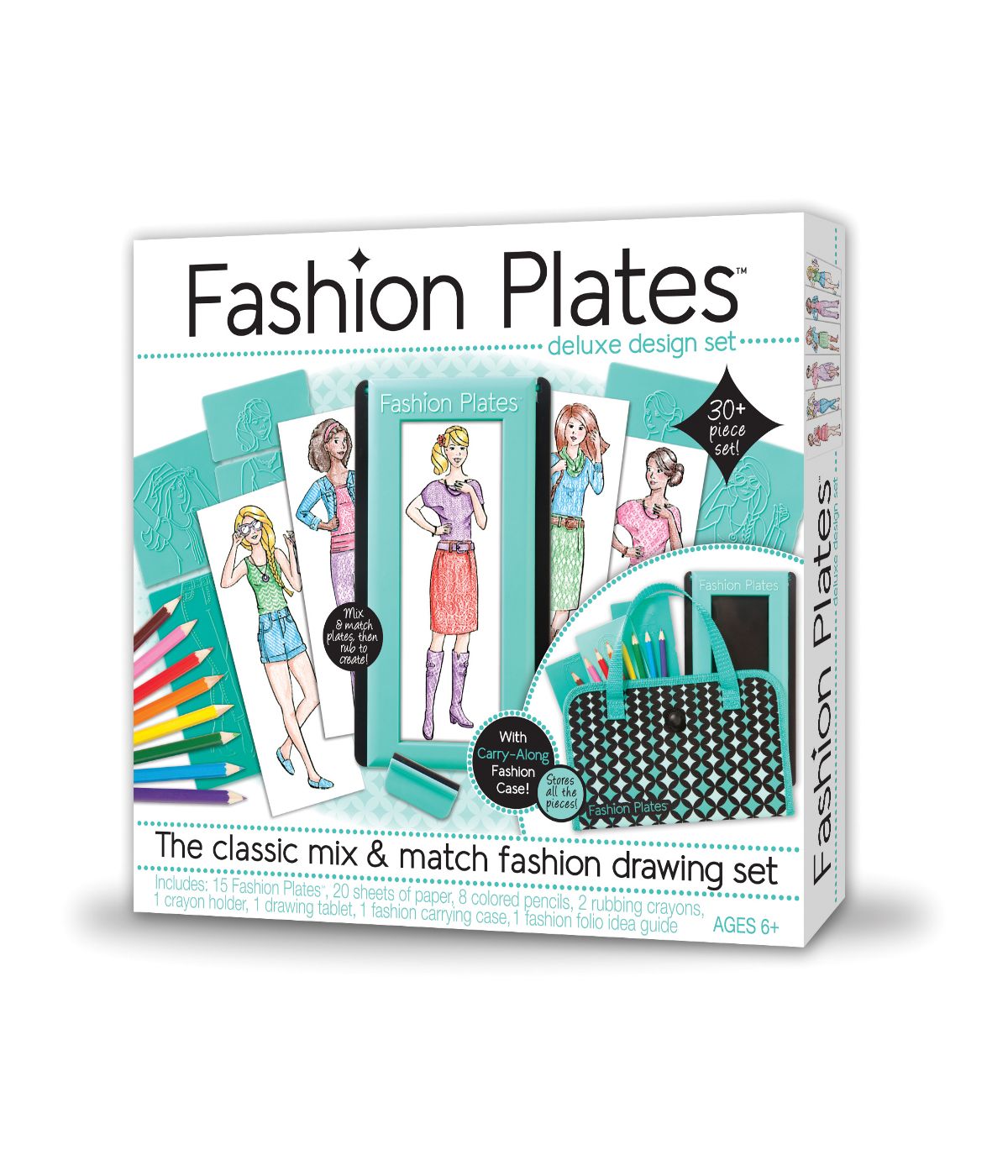  Fashion Plates Deluxe Design Set Multi - Multi - Bonton