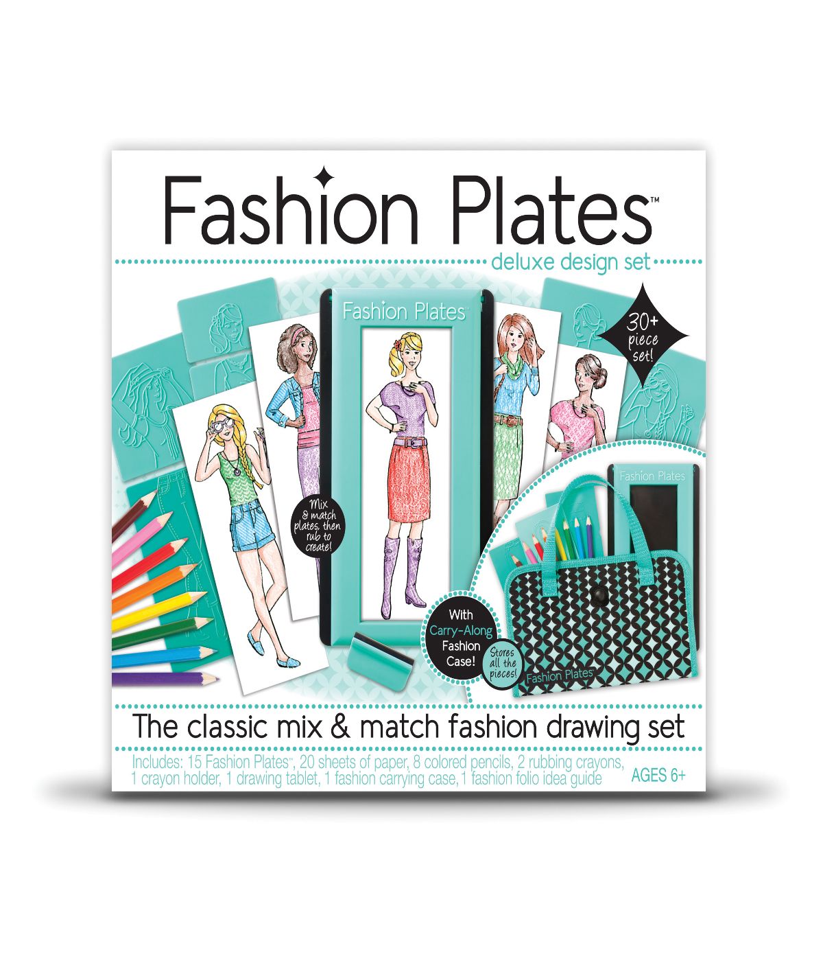  Fashion Plates Deluxe Design Set Multi - Multi - Bonton