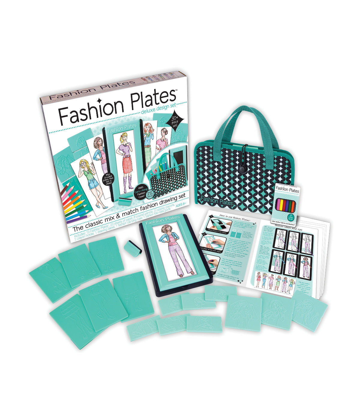  Fashion Plates Deluxe Design Set Multi - Multi - Bonton