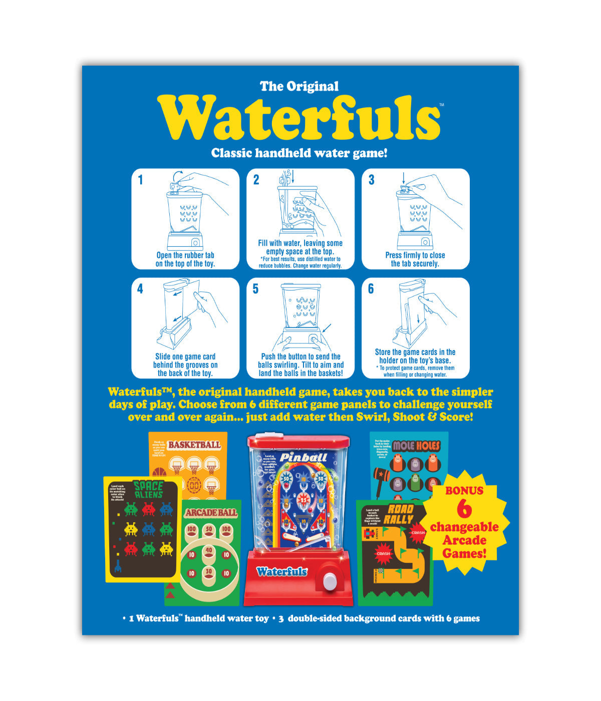  The Original Waterfuls - Classic Handheld Water Game Multi - Multi - Bonton