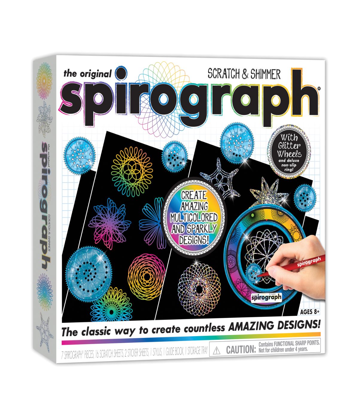  Spirograph Scratch & Shimmer Multi - Multi - Bonton