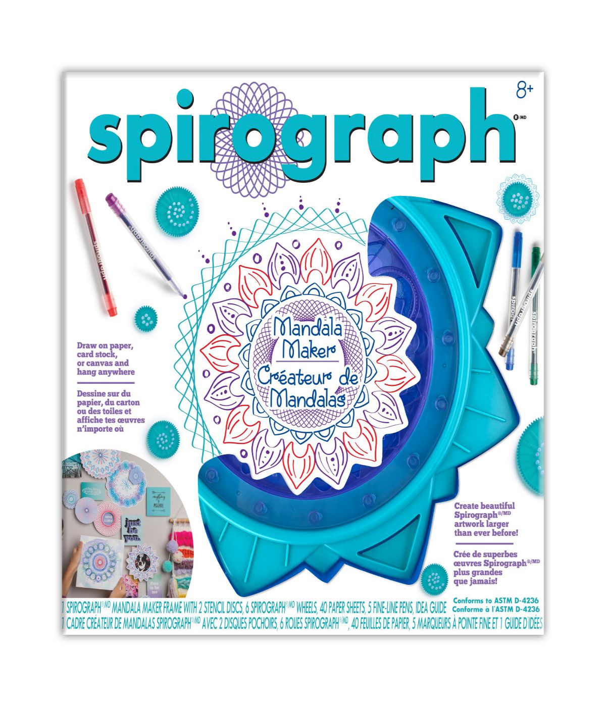  Spirograph Mandala Maker Multi - Multi - Bonton