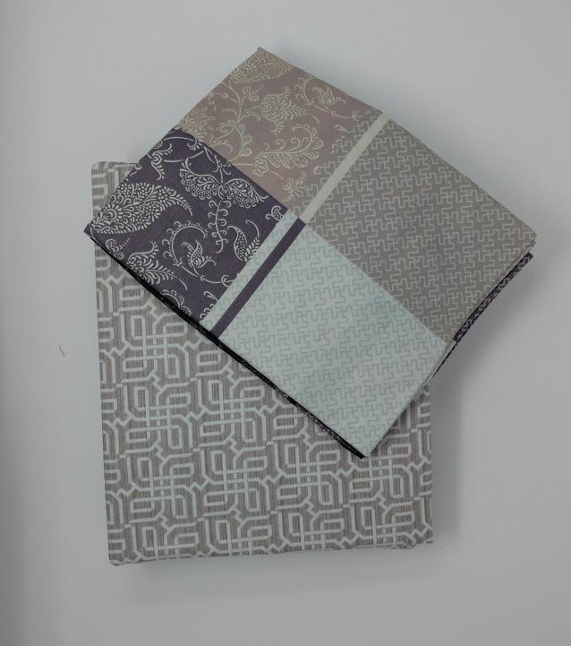  DaDa Bedding Collection DaDa Bedding Jacquard Grey Floral Paisley Fitted Sheet & Pillow Cases Set (FTS8222) by DaDa Bedding Collection - Twin - Bonton