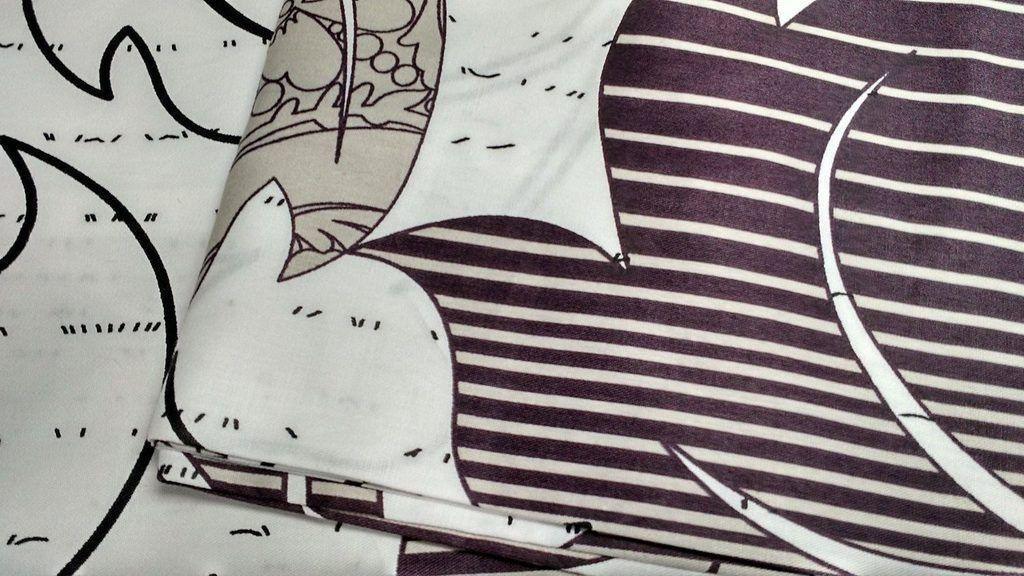  DaDa Bedding Collection DaDa Bedding Paisley Grey Floral Leaves Fitted Sheet & Pillow Cases Set (FTS8197) by DaDa Bedding Collection - Twin - Bonton