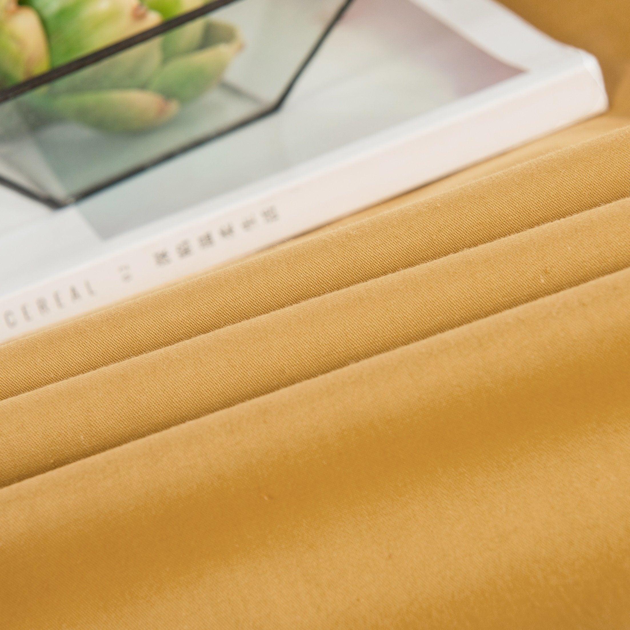  DaDa Bedding Collection DaDa Bedding Honey Yellow Poplin Cotton Fitted Sheet w/ Pillow Cases (JHW-550-Fitted) by DaDa Bedding Collection - King - Bonton