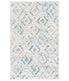 Ivory/Blue Swatch