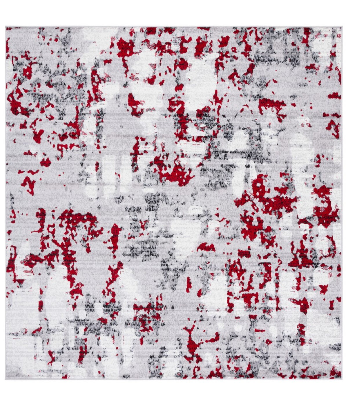  Safavieh Skyler 193 Gray/Red Rug - Gray/Red - Bonton