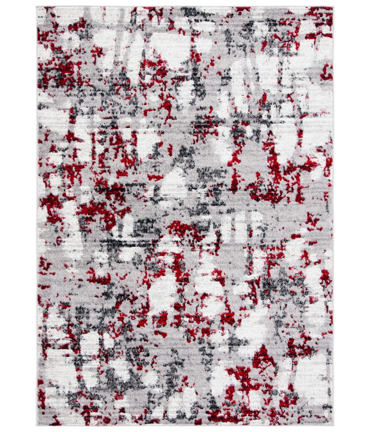  Safavieh Skyler 193 Gray/Red Rug - Gray/Red - Bonton