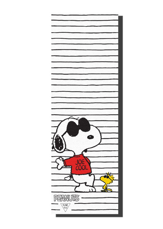 Yune Yoga Mat Peanuts Snoopy Joe Cool by Yune Yoga