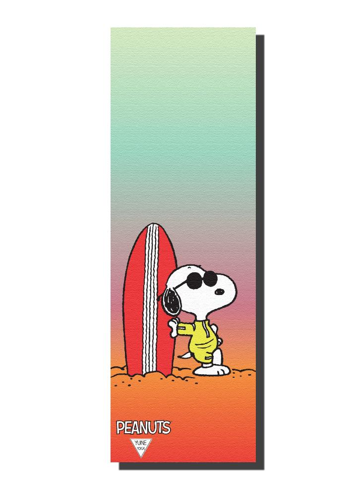  Yune Yoga Yune Yoga Mat Peanuts Snoopy Surf by Yune Yoga - Default Title - Bonton