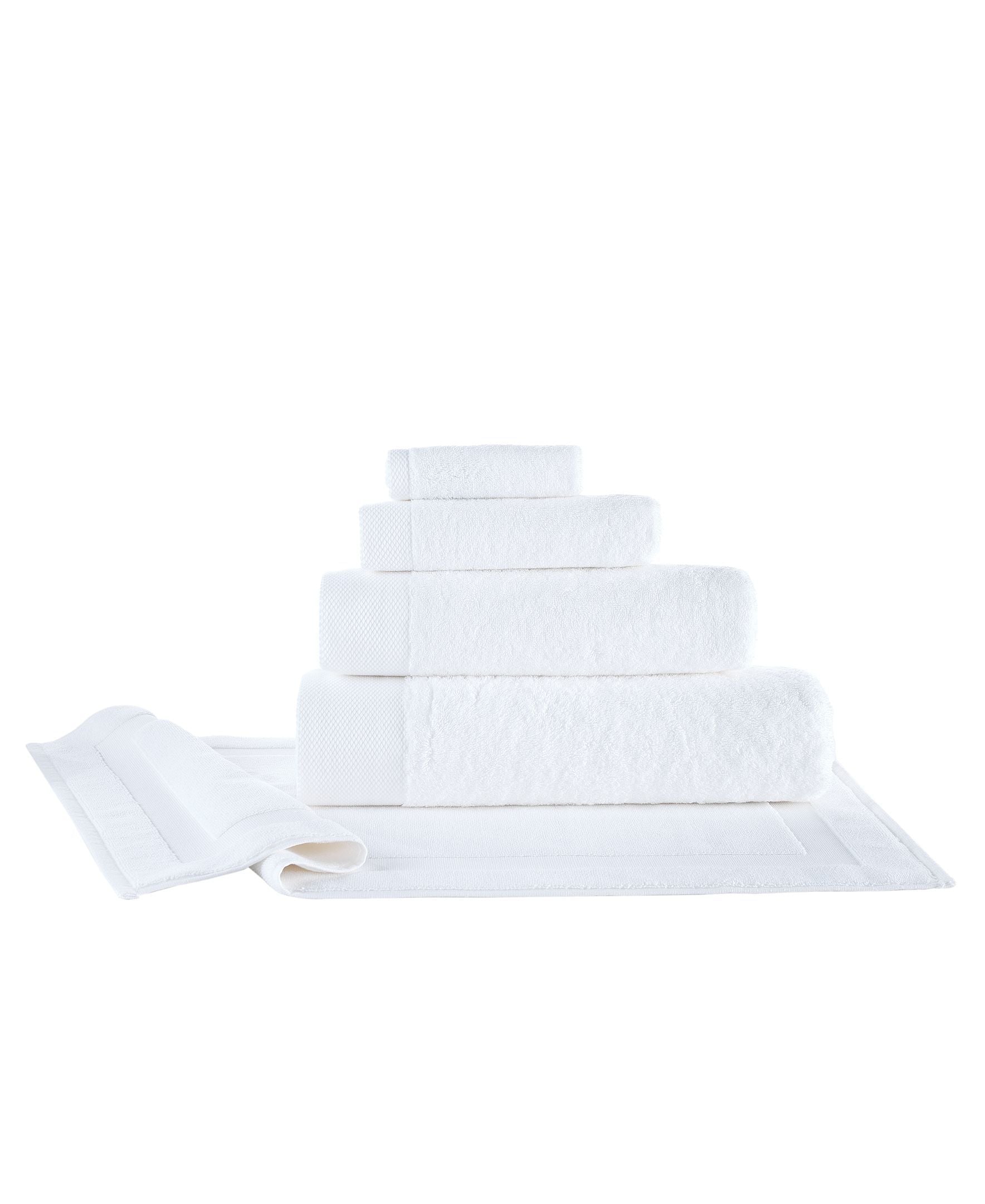  Brooks Brothers Solid Signature 2 Piece Bath Towel Set - Anthracite - Bonton