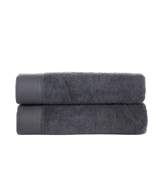 Solid Signature 2 Piece Bath Sheet Set