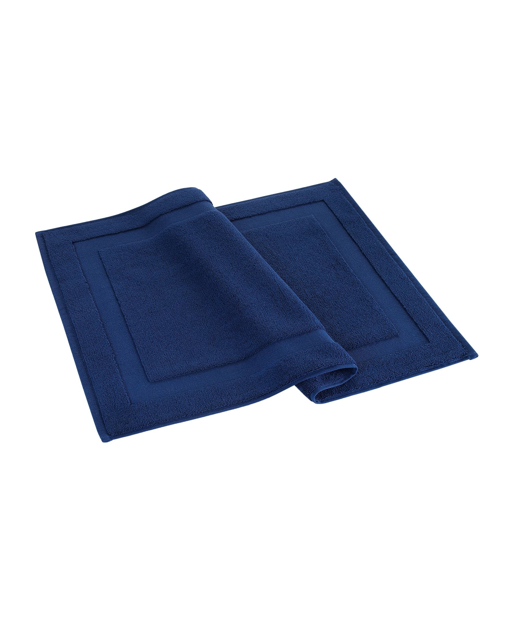  Brooks Brothers Solid Signature Bath Mat - Navy - Bonton