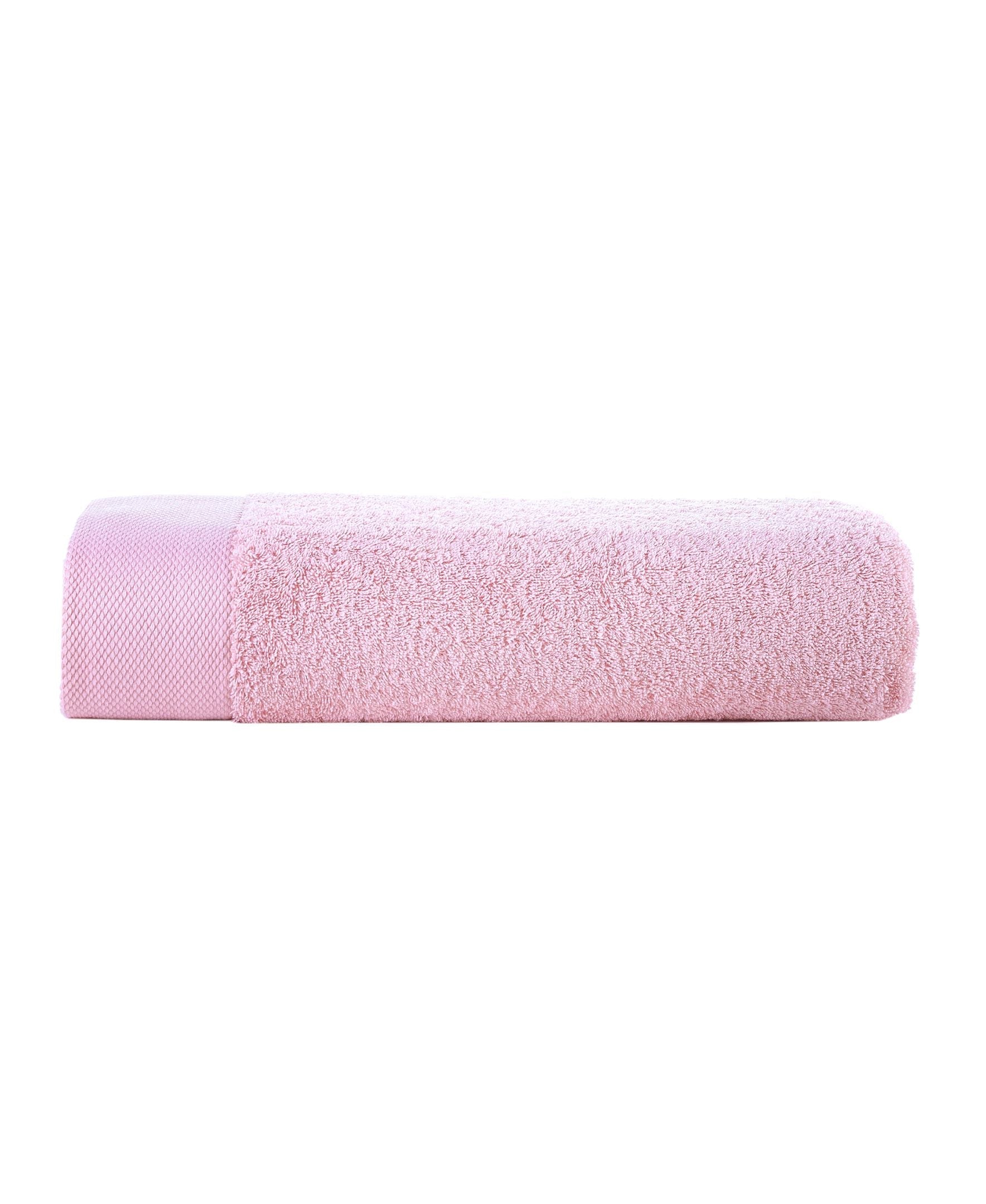  Brooks Brothers Solid Signature Bath Sheet - Pink - Bonton