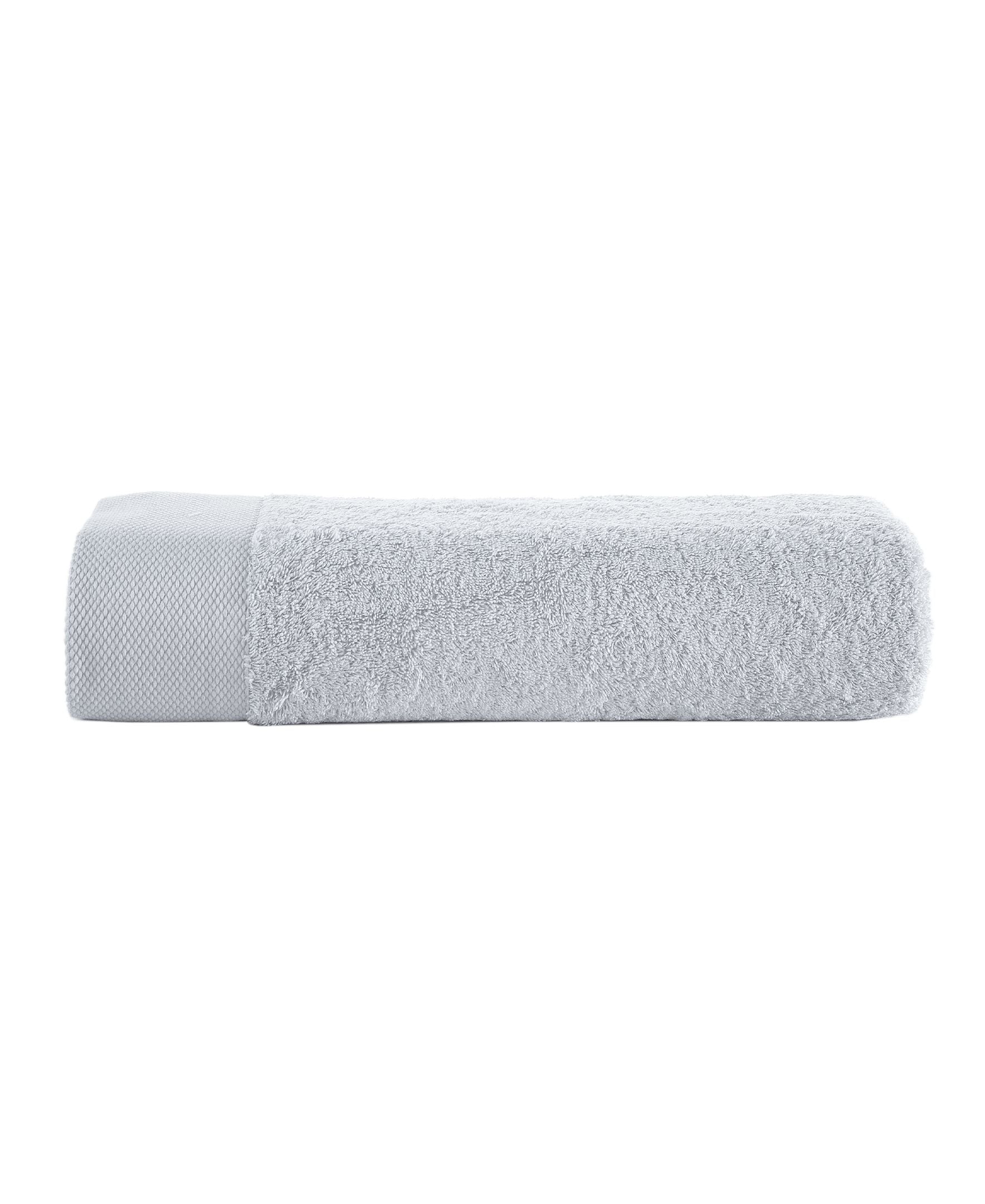  Brooks Brothers Solid Signature Bath Sheet - Silver - Bonton