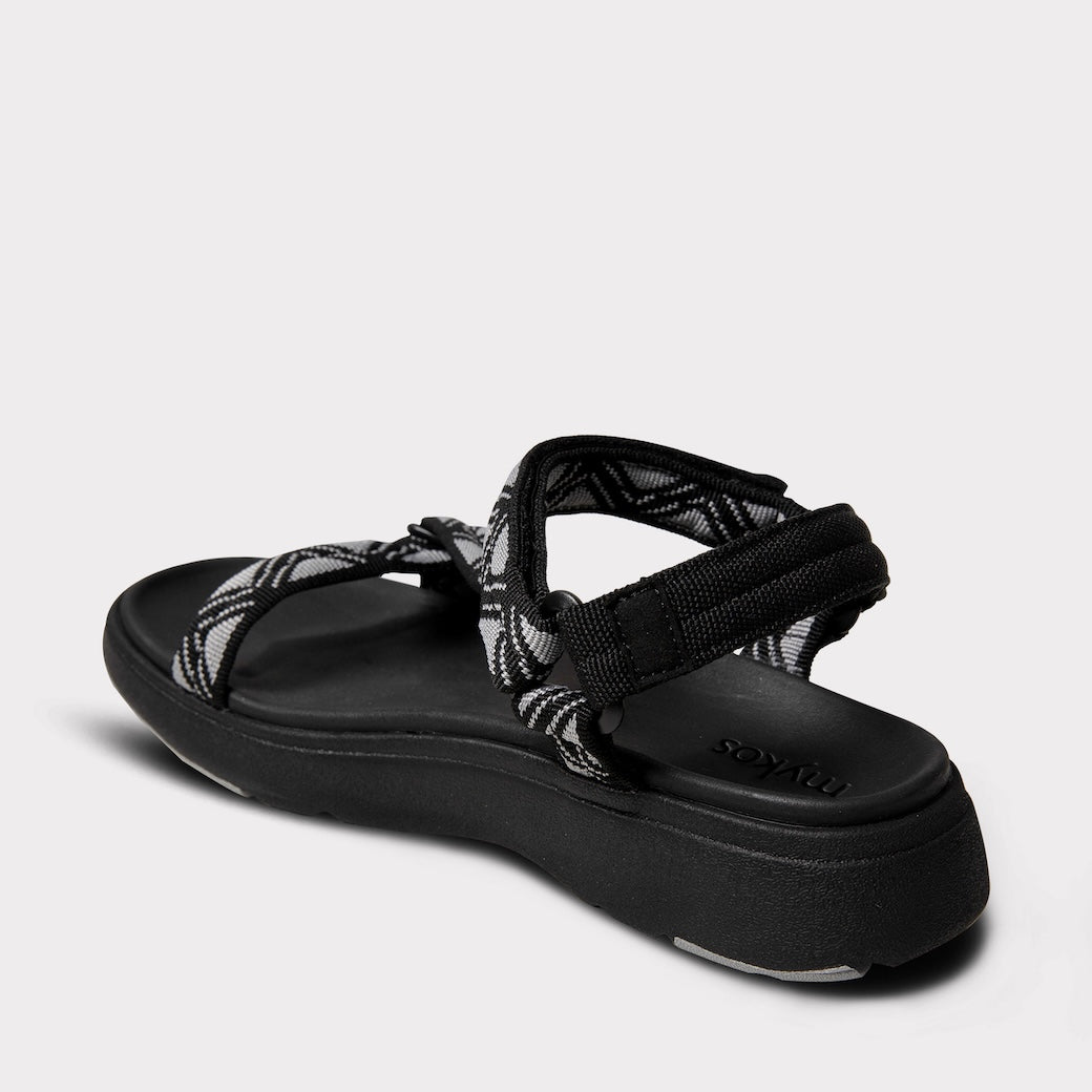  Mykos Solstice Women's Hook & Loop Sandal - Navy - Bonton