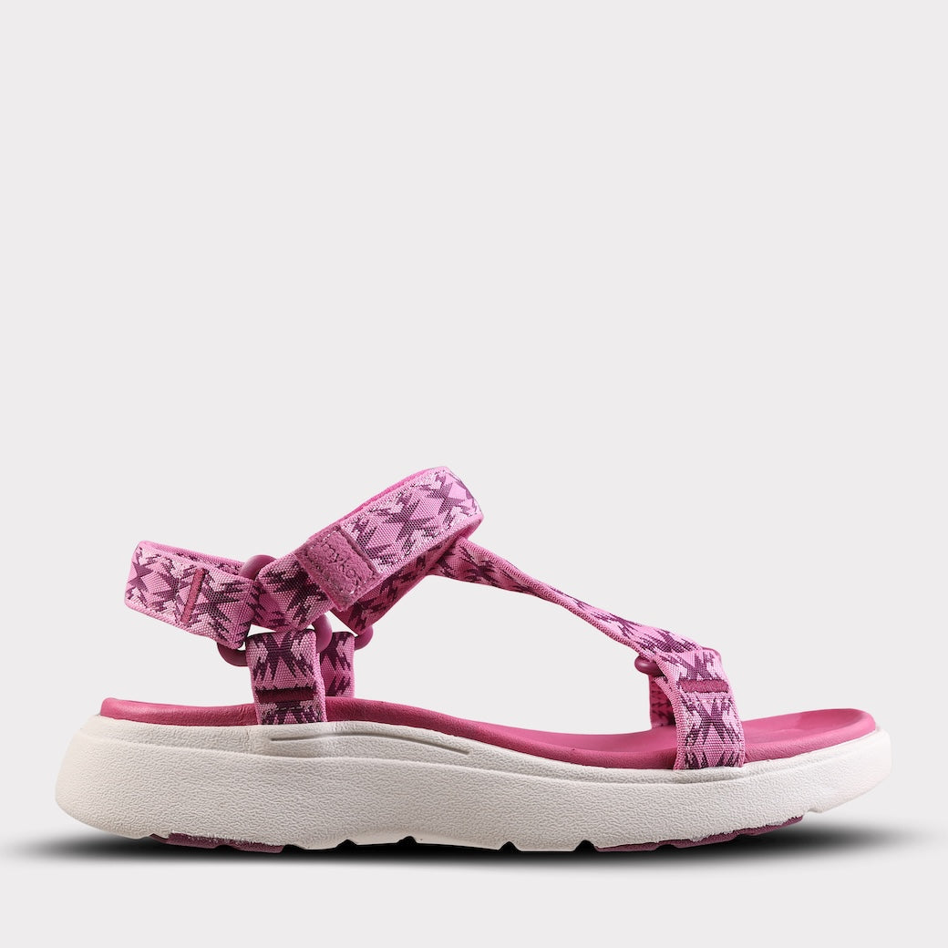  Mykos Solstice Women's Hook & Loop Sandal - Navy - Bonton