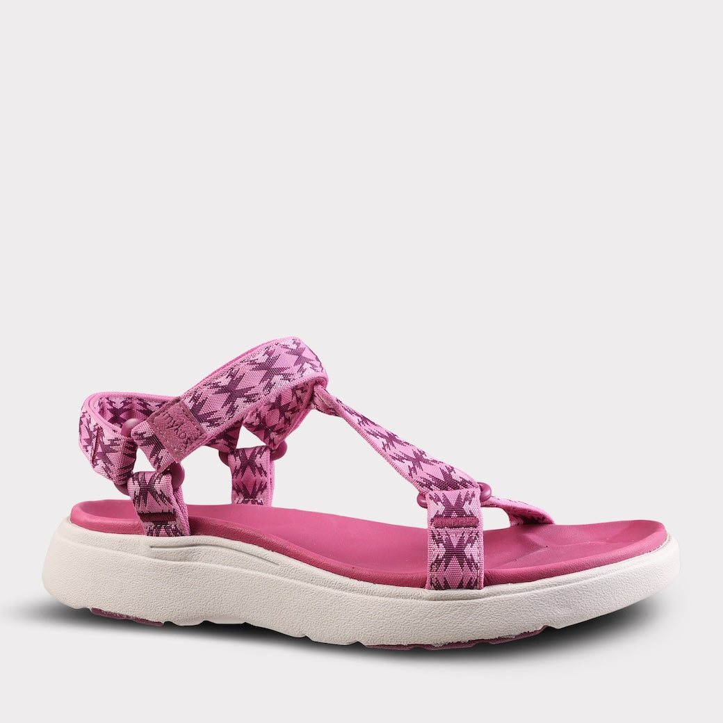  Mykos Solstice Women's Hook & Loop Sandal - Navy - Bonton