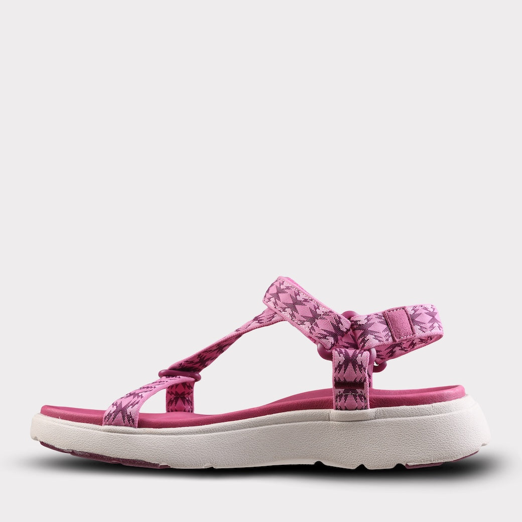  Mykos Solstice Women's Hook & Loop Sandal - Navy - Bonton