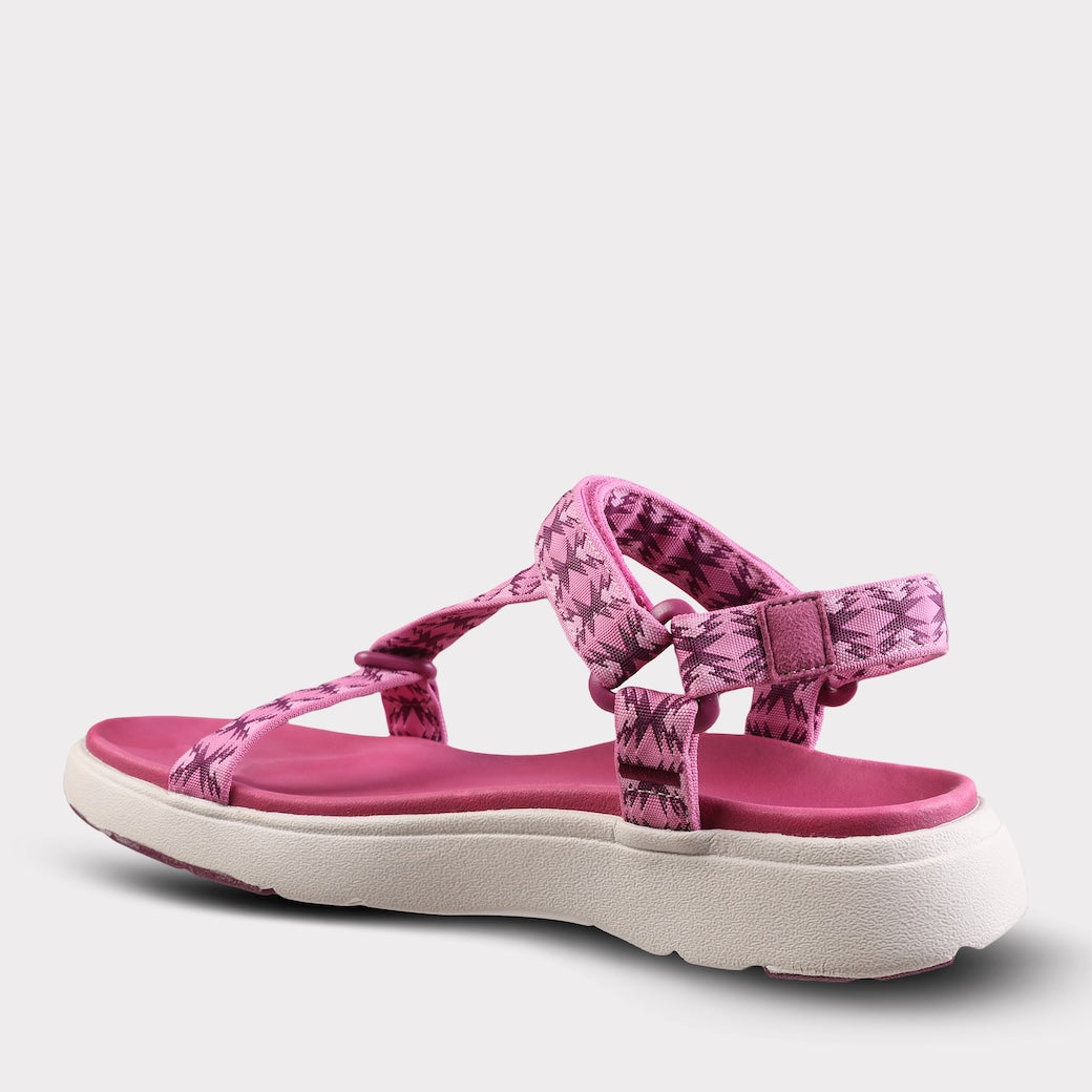  Mykos Solstice Women's Hook & Loop Sandal - Navy - Bonton