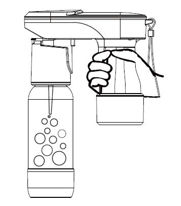 Spritzer Portable Machine with two 3oz Cylinders
