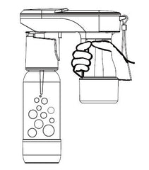 Spritzer Portable Machine with two 3oz Cylinders
