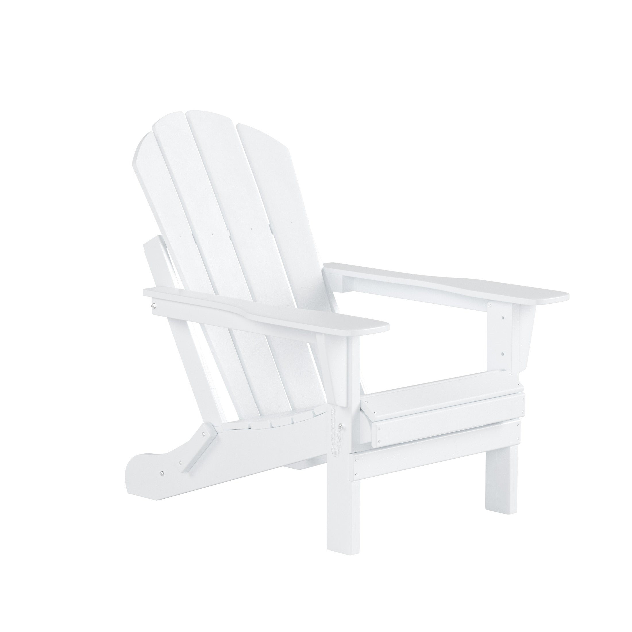  Westin Furniture Outdoor Patio Folding Adirondack Chair, Set of 4 - Dark Brown - Bonton