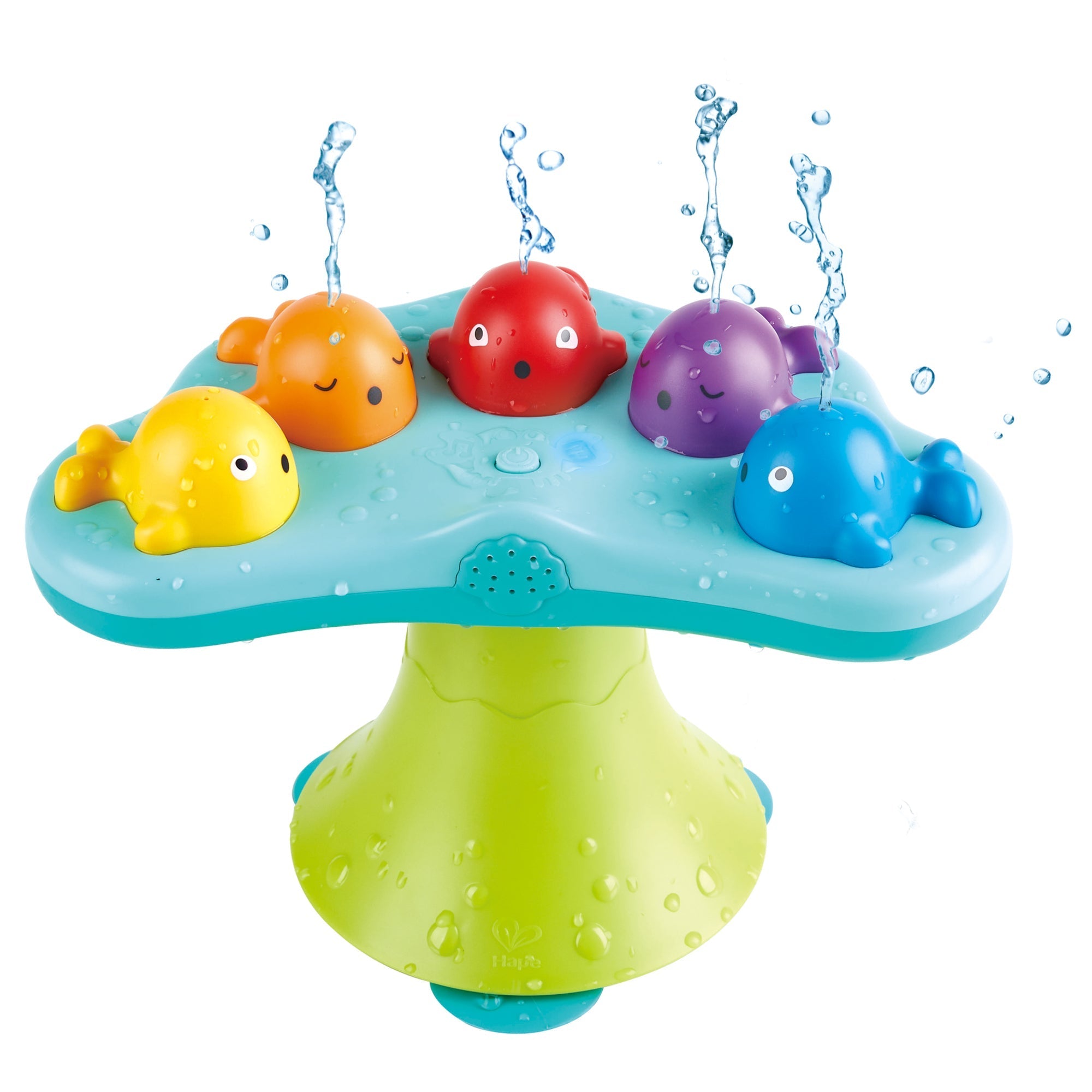 Hape Music Fountain Whale Bath Toy with 2 Play Modes