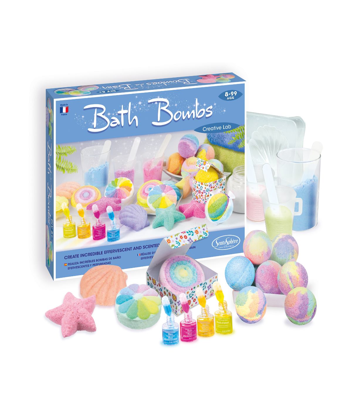  Bath Bombs Creative Lab Multi - Multi - Bonton