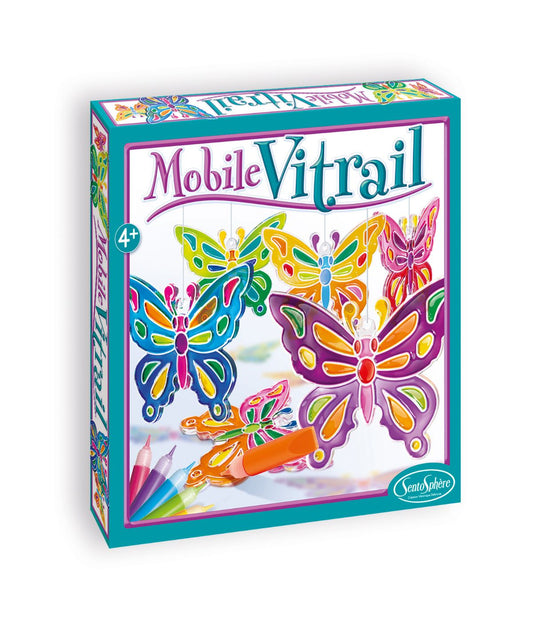 Mobile Vitrail - Crystal Butterflies Multi