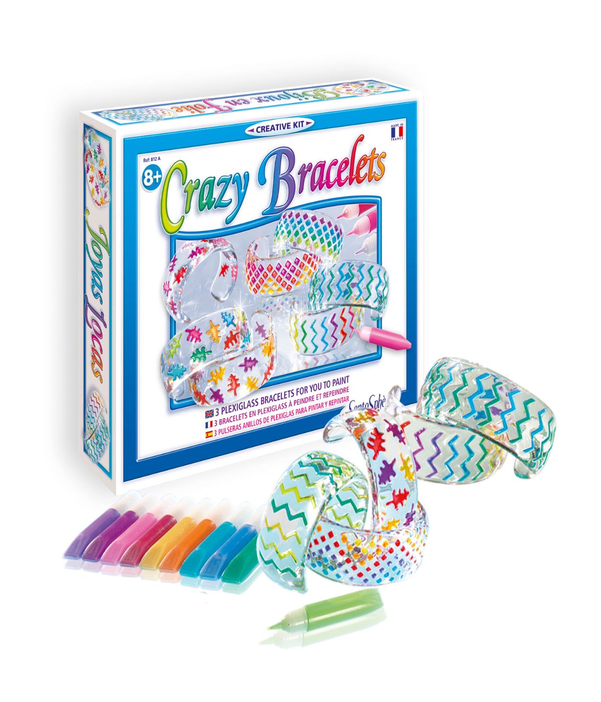  Crazy Bracelets Creative Kit Multi - Multi - Bonton