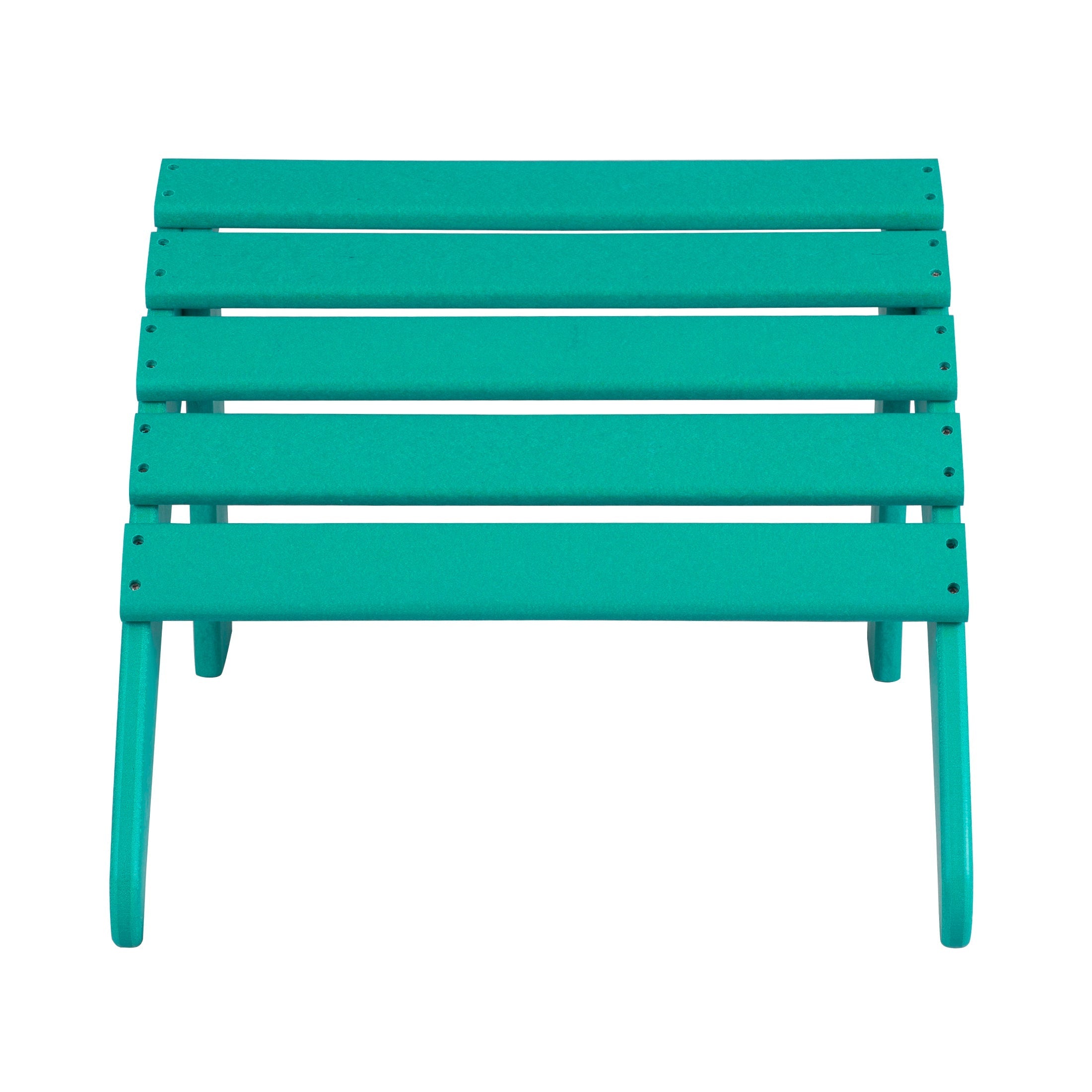  Westin Furniture Outdoor Patio Folding Adirondack Ottoman - Pacific Blue - Bonton