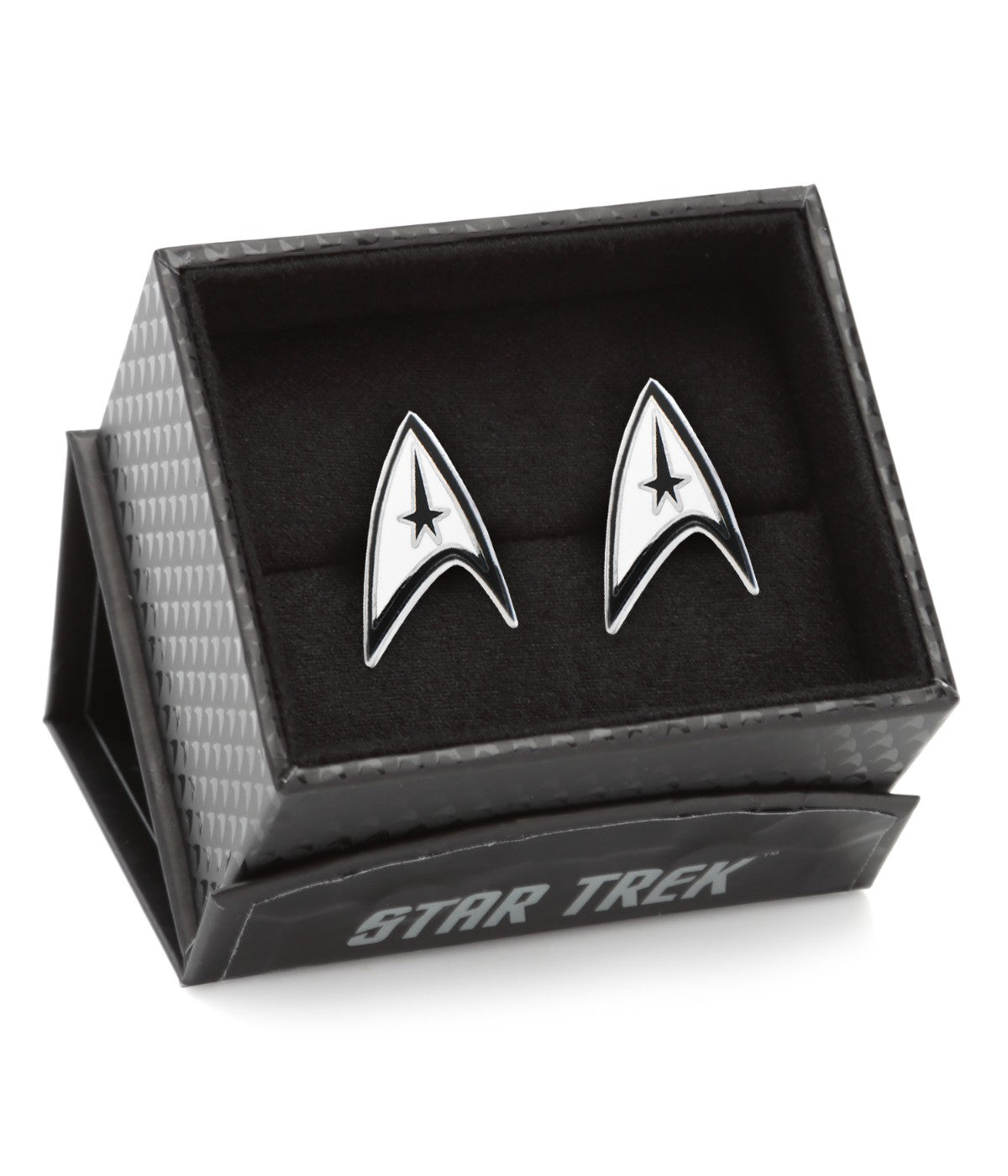  Cufflinks Officially Licensed Star Trek Cufflinks - Black - Bonton