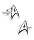  Cufflinks Officially Licensed Star Trek Cufflinks - Black - Bonton