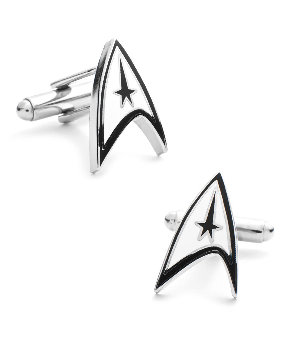  Cufflinks Officially Licensed Star Trek Cufflinks - Black - Bonton