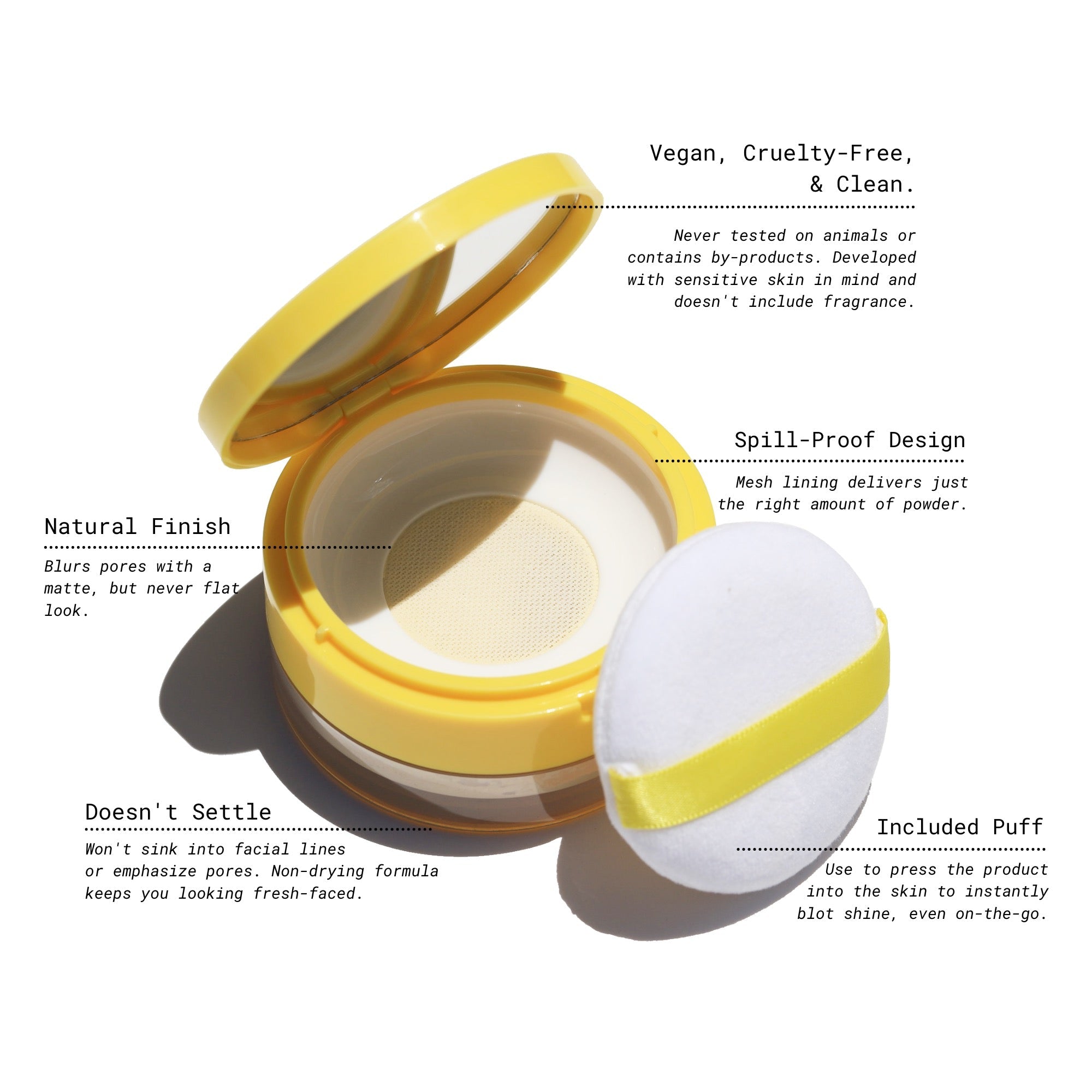  Half Caked Star Bright Loose Setting Powder, Translucent 2.0 by Half Caked - Default Title - Bonton