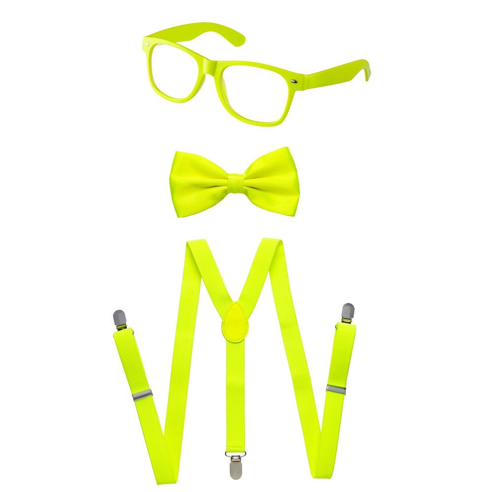  Dress Up America Suspenders, Bowtie and Sunglasses Set - Adults by Dress Up America - Adults - Bonton