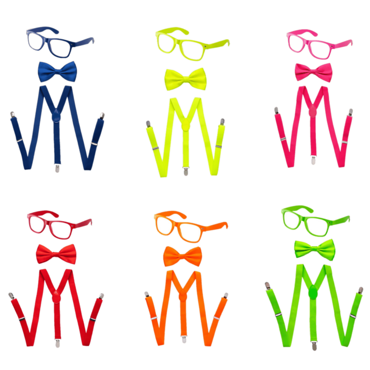  Dress Up America Suspenders, Bowtie and Sunglasses Set - Adults by Dress Up America - Adults - Bonton