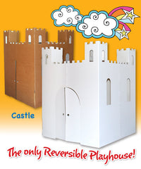 Easy Playhouse Cardboard Castle- Decorate & Personalize